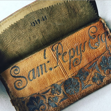 Samuel Pepys’ pocket wallet Samuel Pepys’ pocket wallet